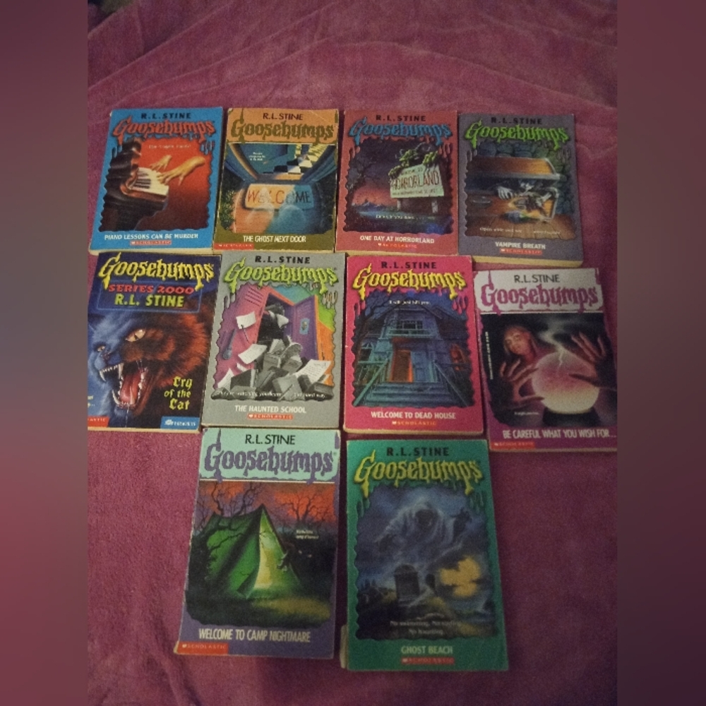 Goosebumps Books 2/$20